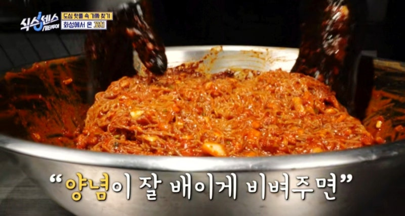 식스센스 시티투어에 등장한 화성에서 온 꼬치? 수원 왕가리 본점 냉면 꼬치