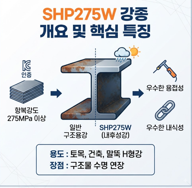 SHP275W 형강 규격