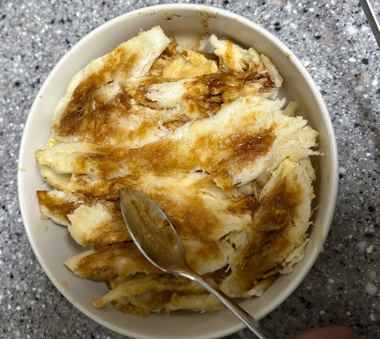 더덕 굽기 전에 밑간