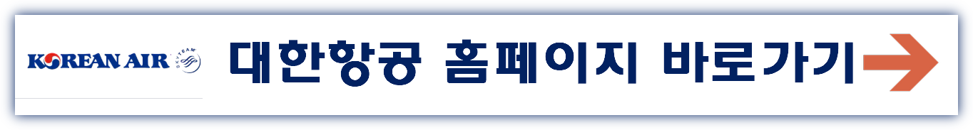 대한항공 홈페이지 바로가기 www.koreanair.com