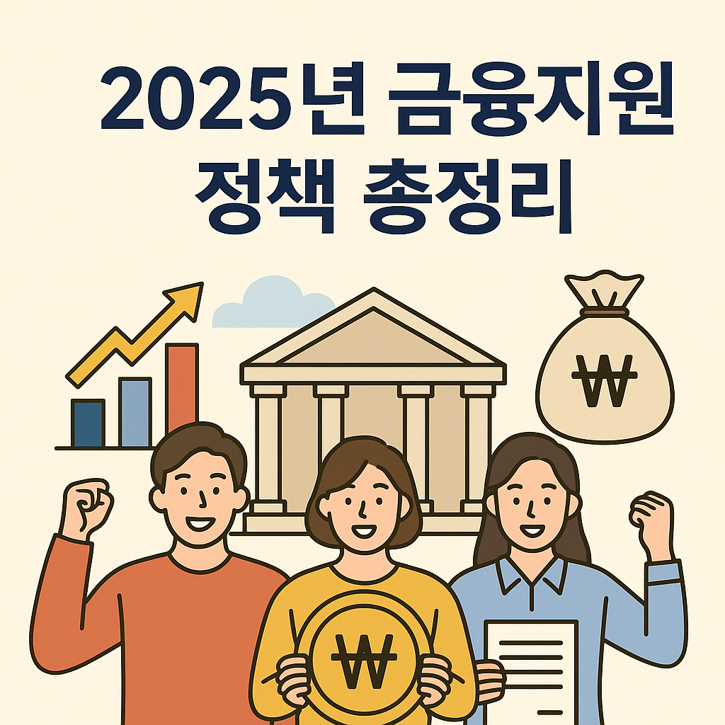 2025년 금융지원 정책 총정리