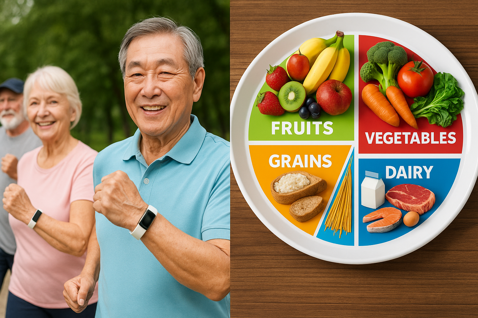 건강하게 오래사는 요소(운동,영양)