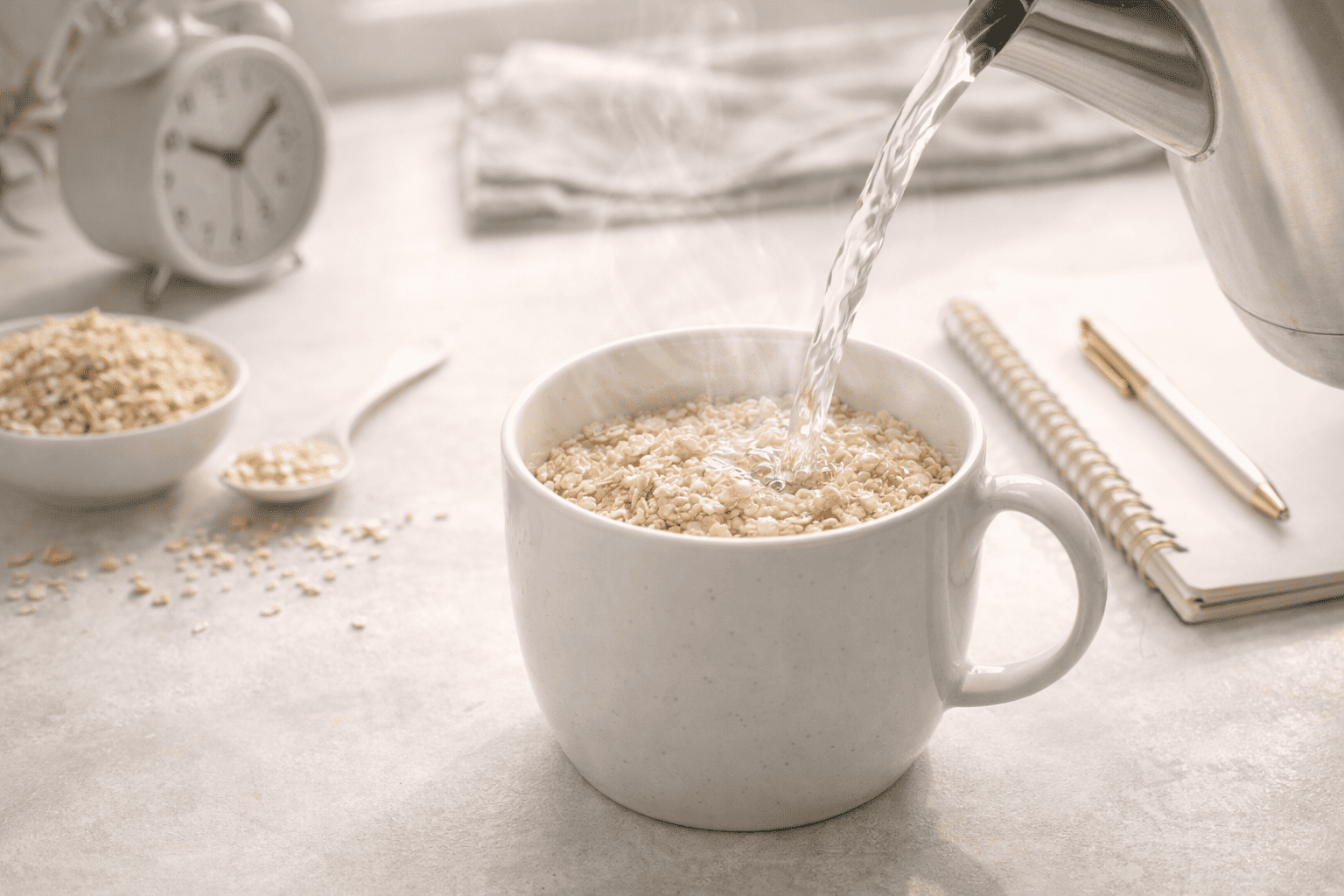 인스턴트 오트밀의 편의성과 한계