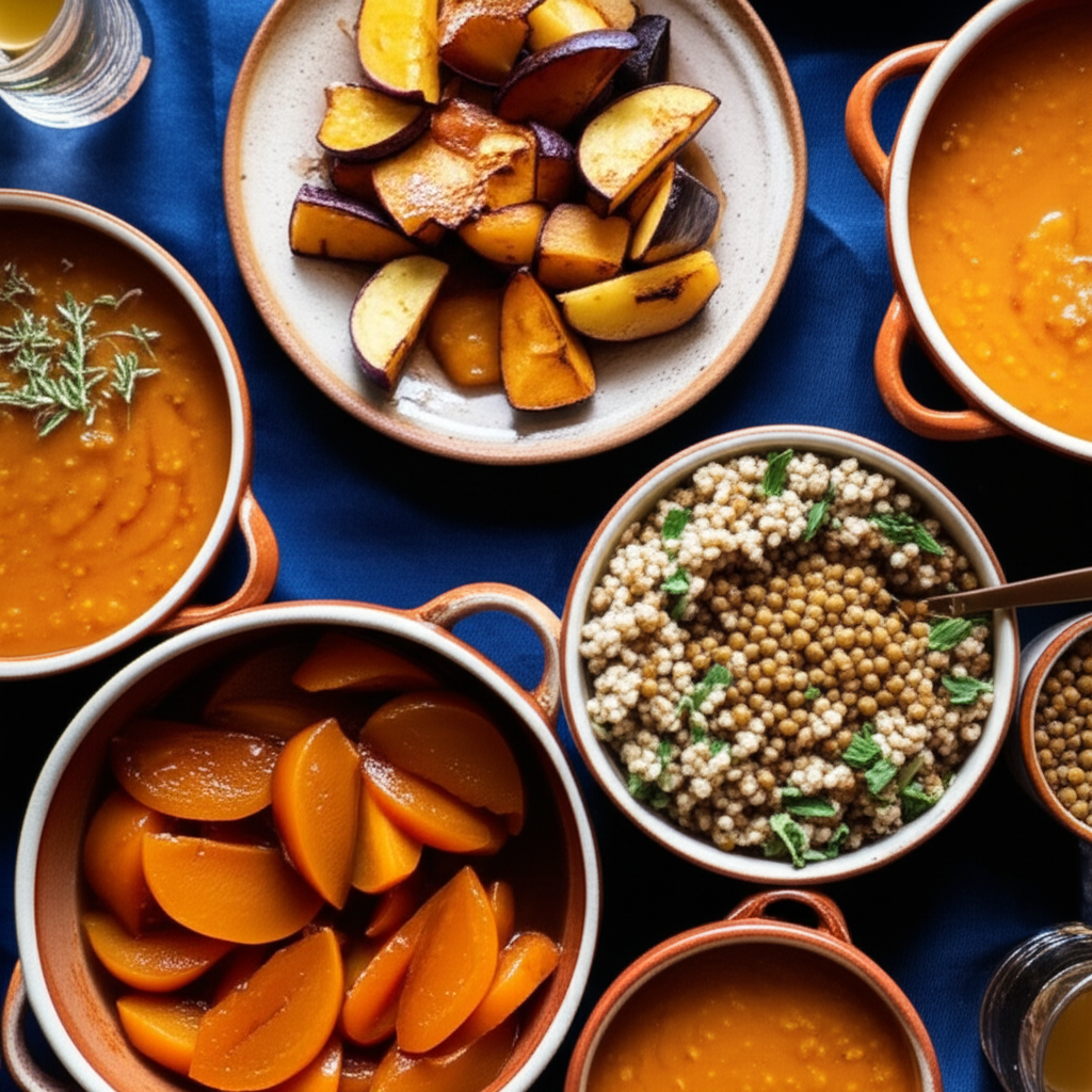 단감계피청으로 만든 요리2