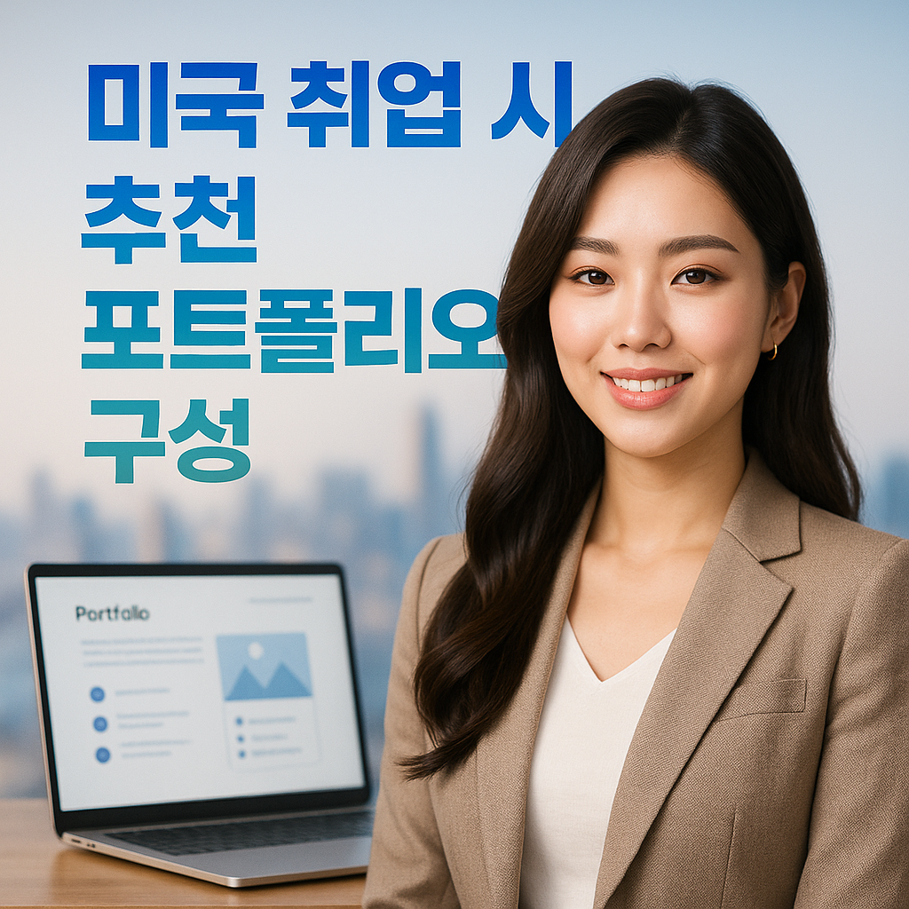 미국 취업 시 추천 포트폴리오 구성 가이드 2025년