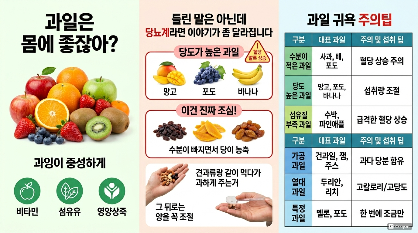 과일도 조심해야 하는 이유
