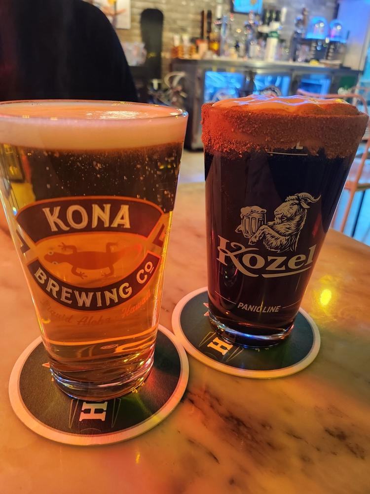 테라 생맥주 + 코젤다크 생맥주