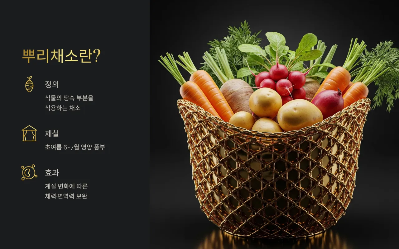 초여름 뿌리채소란 무엇인가
