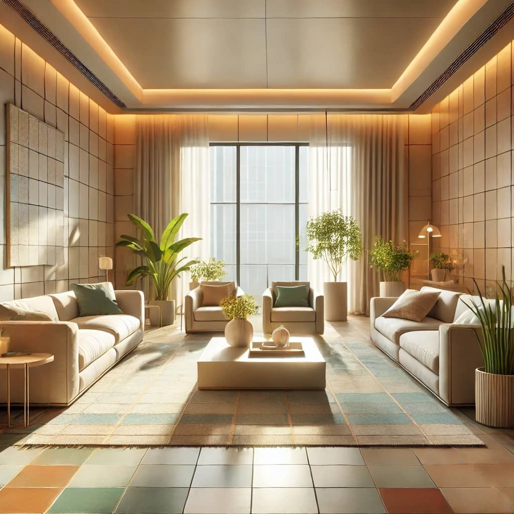 밝은-색상의-타일로-넓고-환한-거실-연출하기