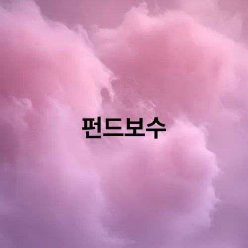 펀드보수