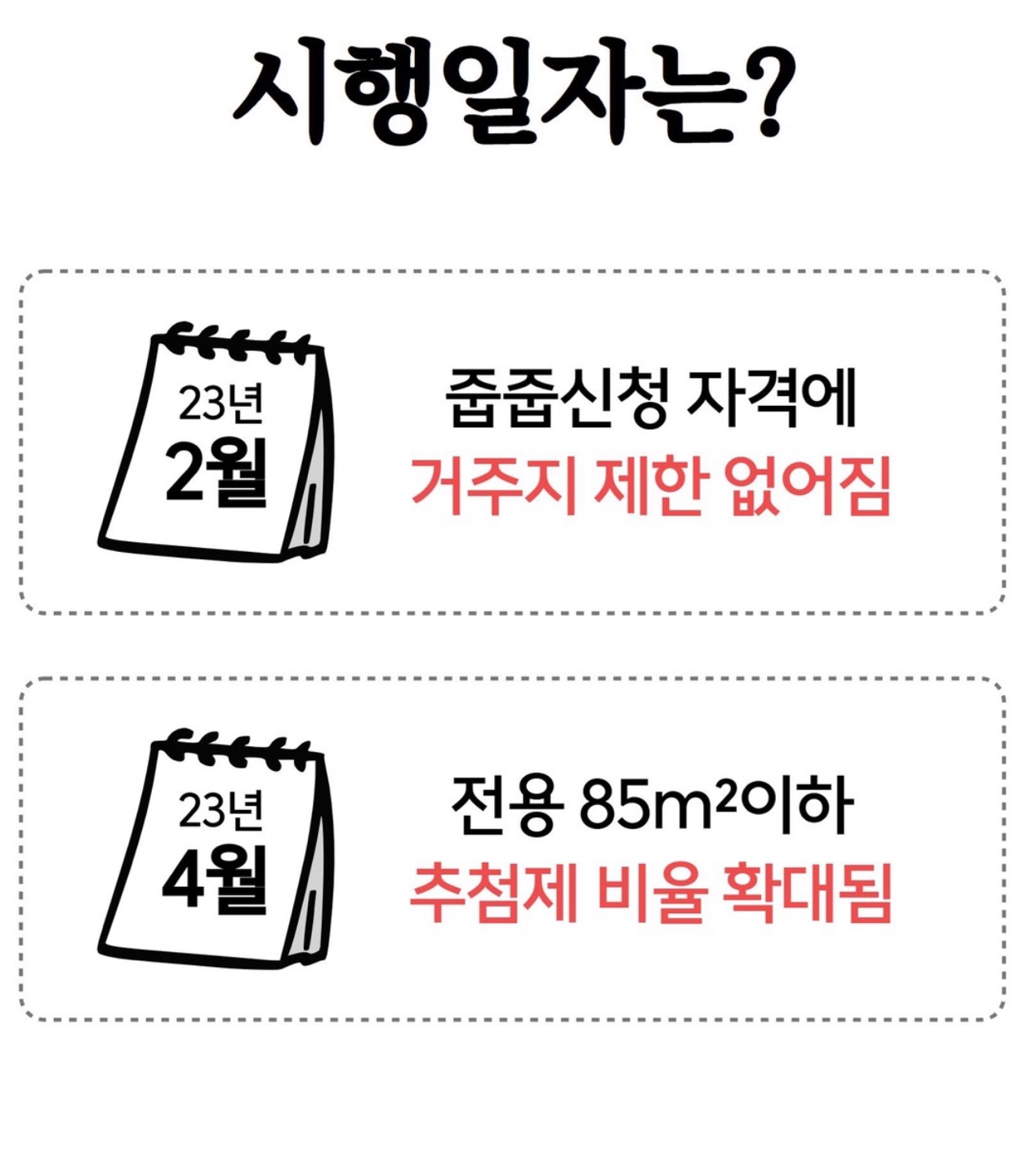2022 청약 제도 개편