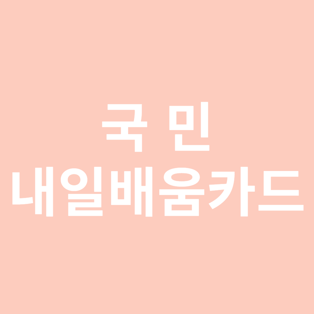 국민 내일배움카드