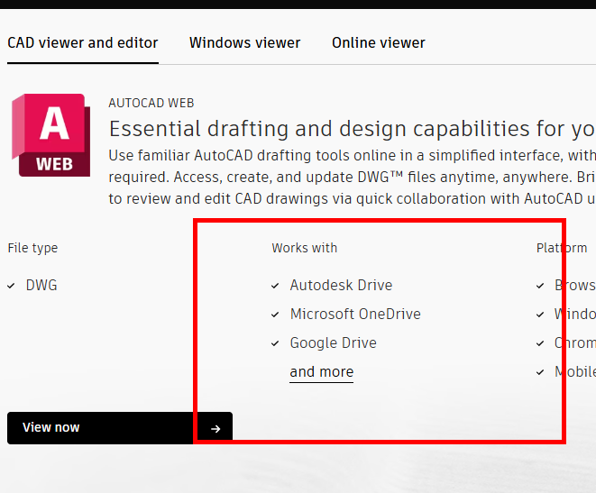 dwg trueview 다운로드 홈페이지