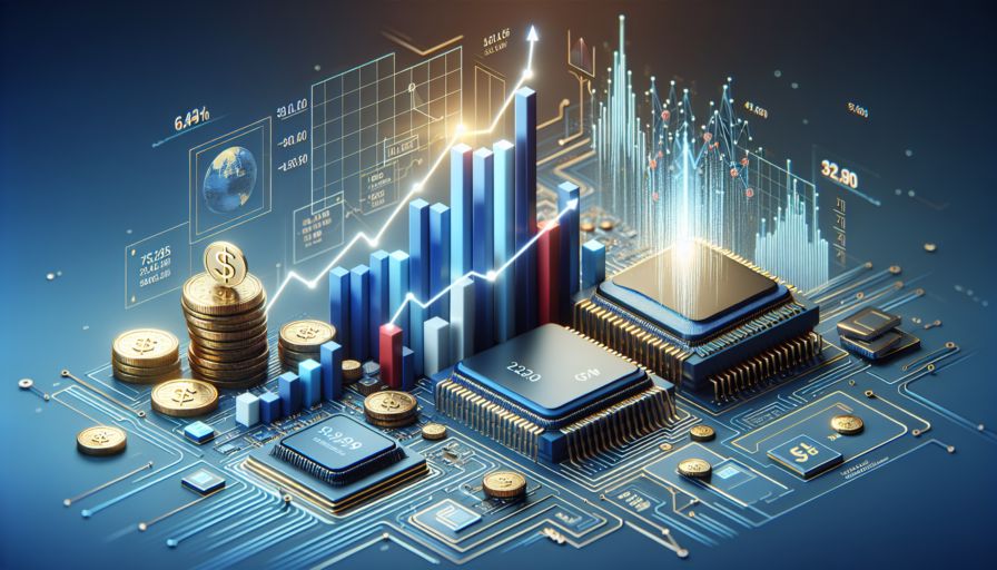 질주하는 코스피, 4220선 돌파: 대형 반도체주의 힘