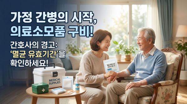가정간병의 시작 - 의료소모품 구비