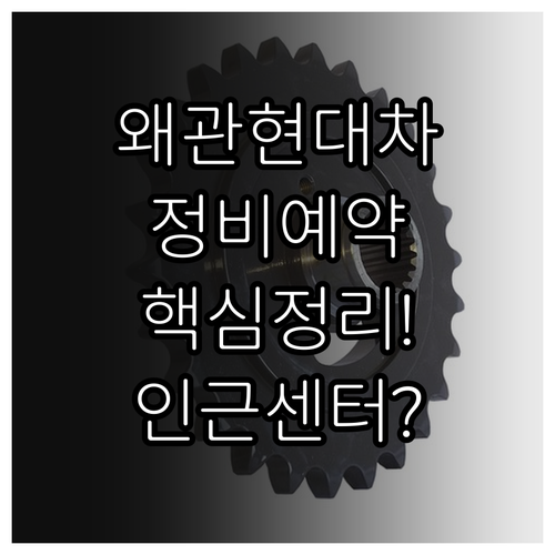 왜관 현대차 서비스센터 정비 예약과 ..