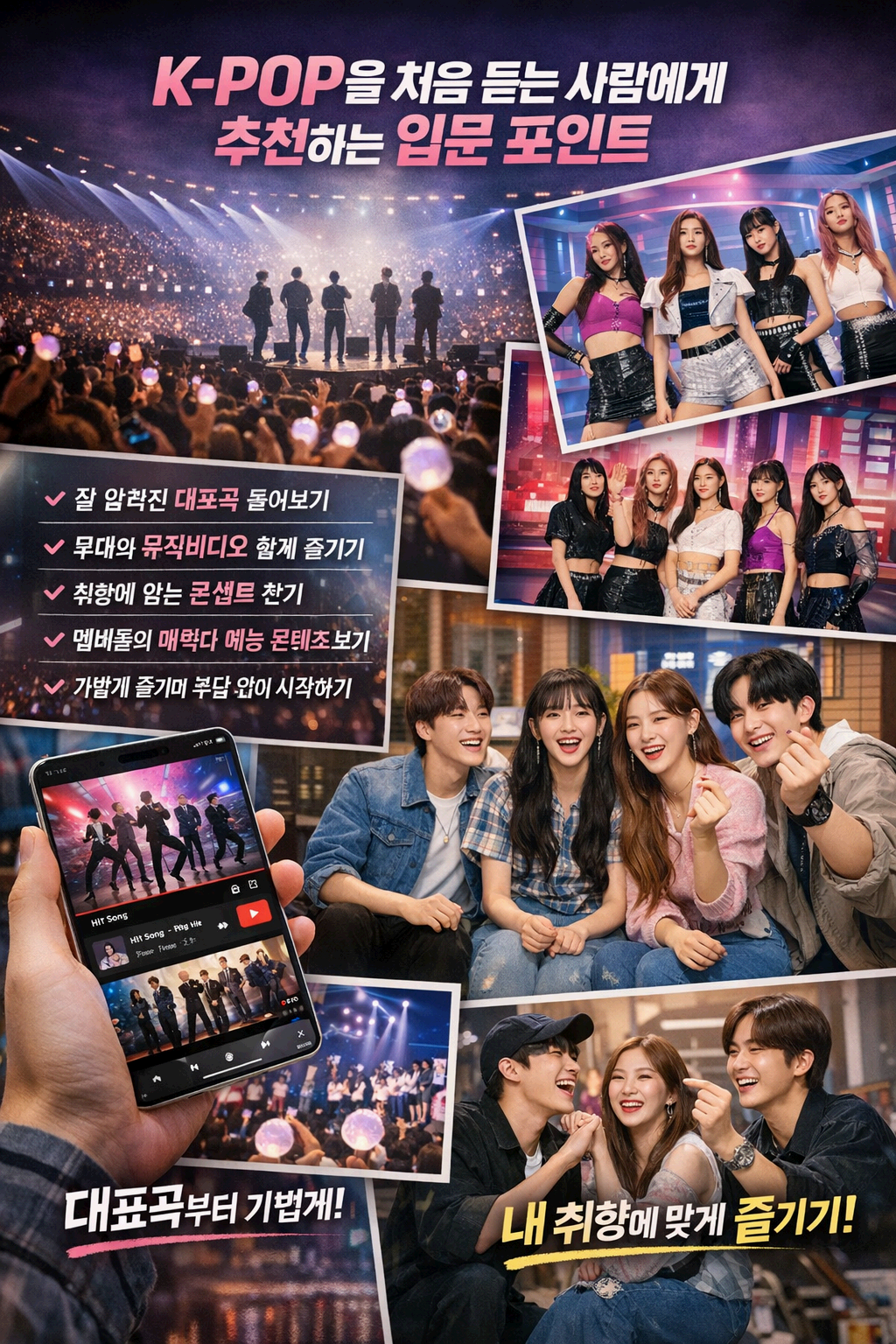 K-POP을 처음 듣는 사람에게 추천하는 입문 포인트