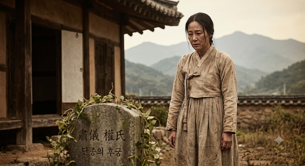 AI로 생성한 단종의 후궁 숙의 권씨가 노비로 전락한 모습