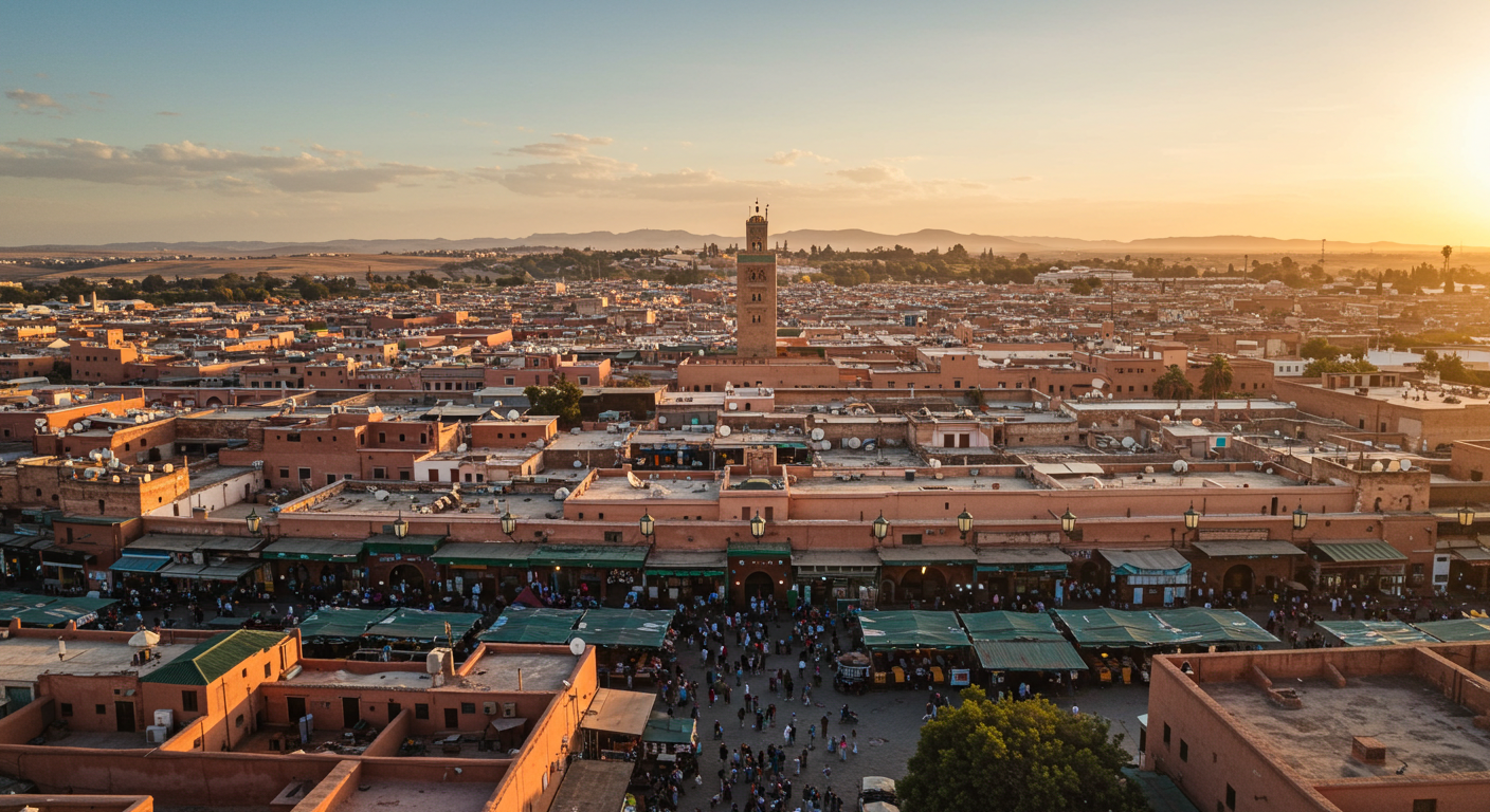 마라케시 전경