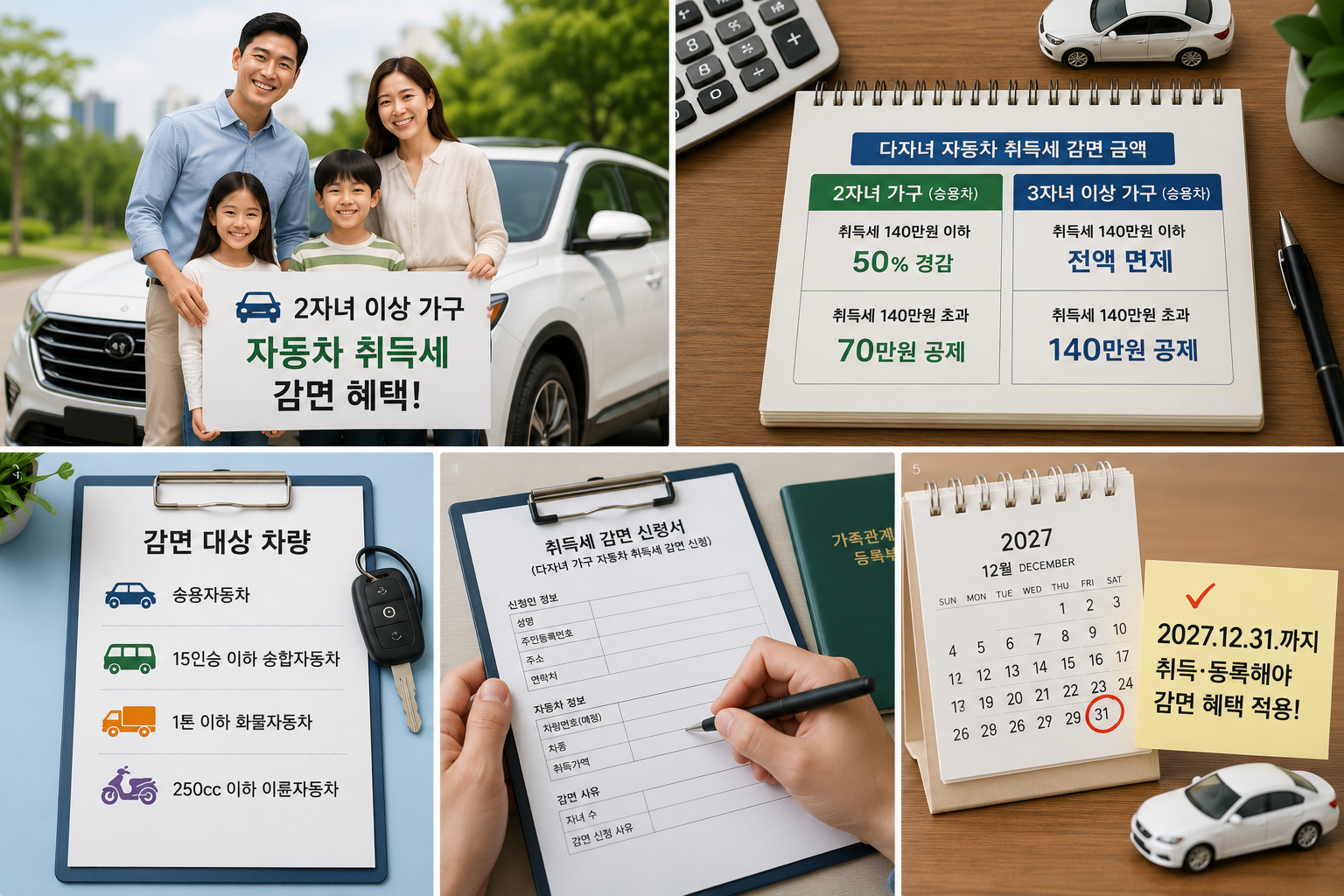 자동차취득세감면혜택