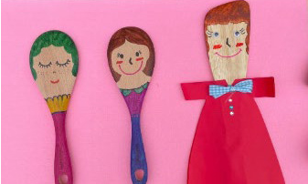 숟가락 인형 만들기