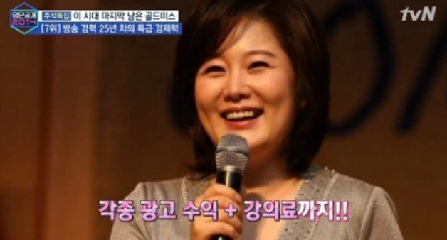 숙명여대 강연 중인 이금희│&ldquo;말의 힘&rdquo;을 주제로 한 특강 장면