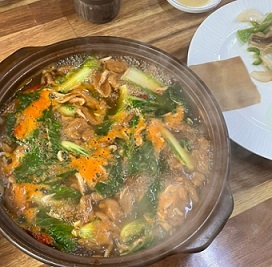얼큰묵수제비