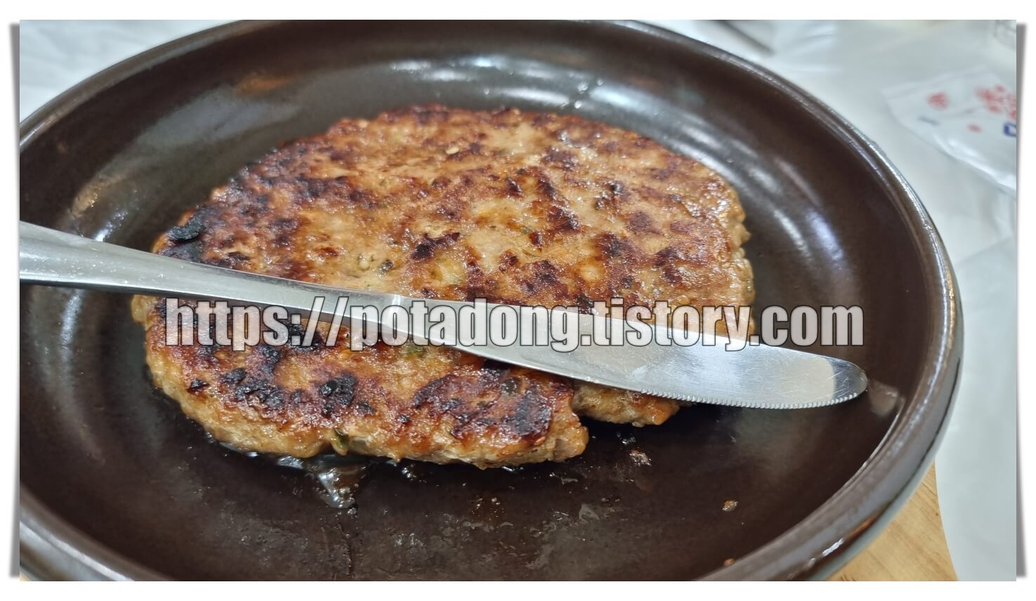 달개비 스테이크떡갈비