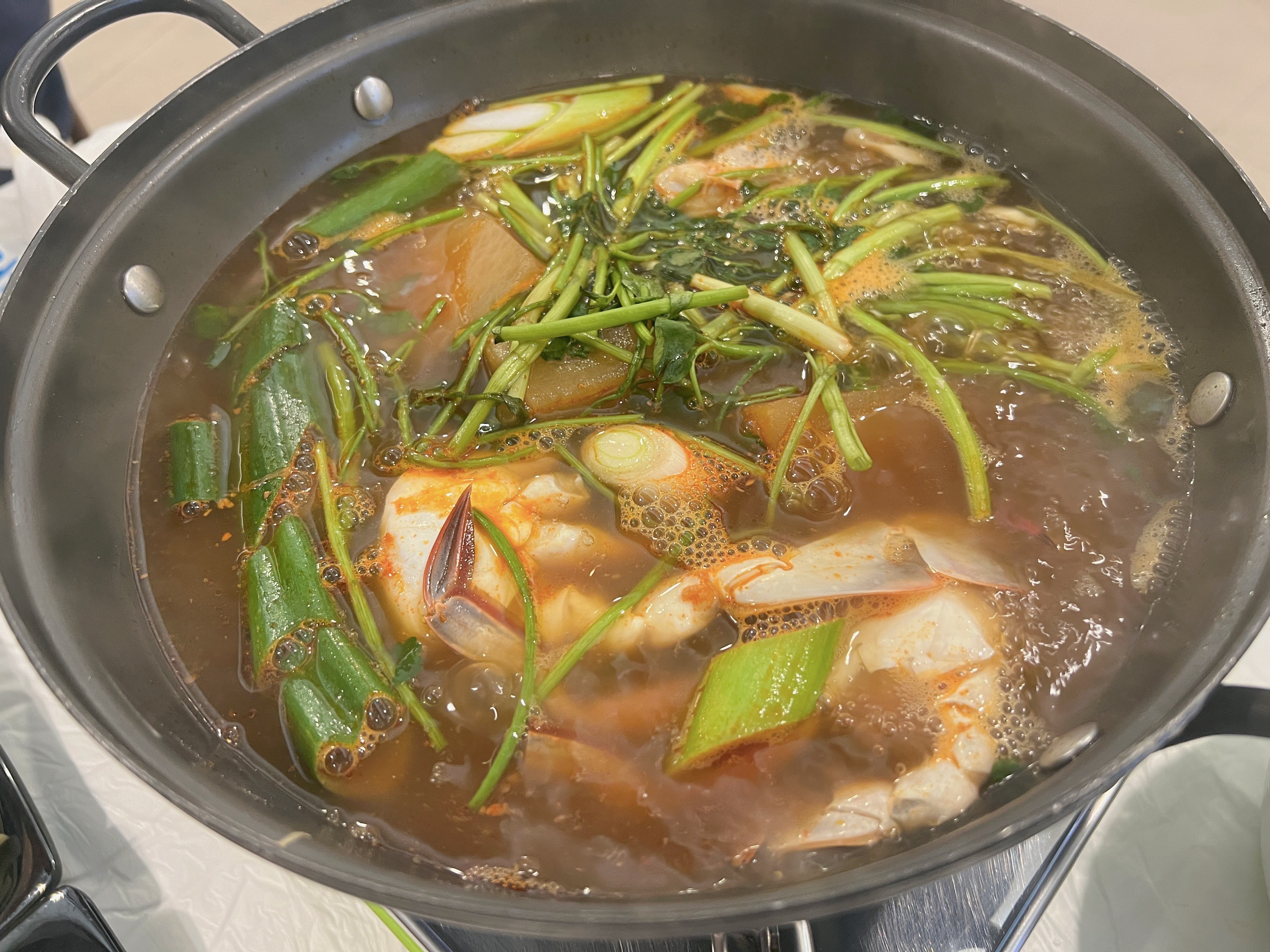 상화식당 꽃게탕