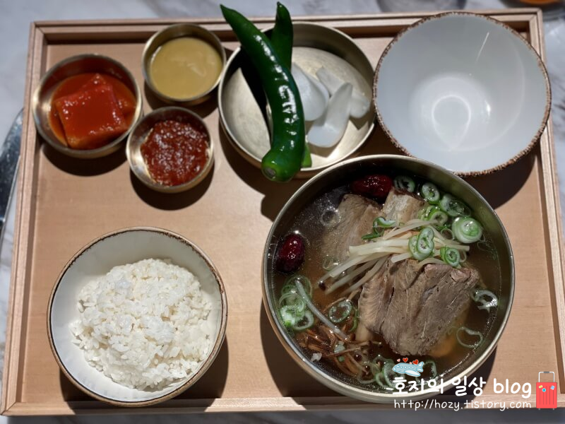 JW메리어트 제주 아일랜드키친 조식후기_콩나물 왕갈비탕