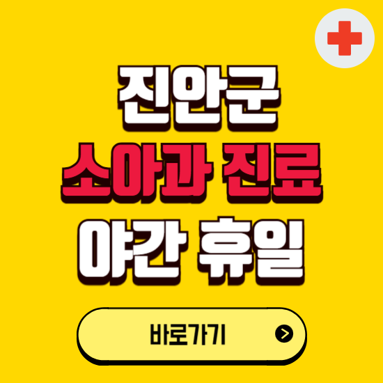 진안군 야간 소아과 진료병원 찾기 ❘ 24시 일요일 주말 연휴 응급진료 추천 잘하는 곳
