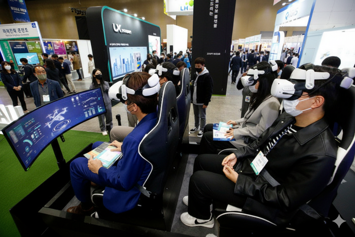 UAM(도심항공교통) VR 체험존 사진