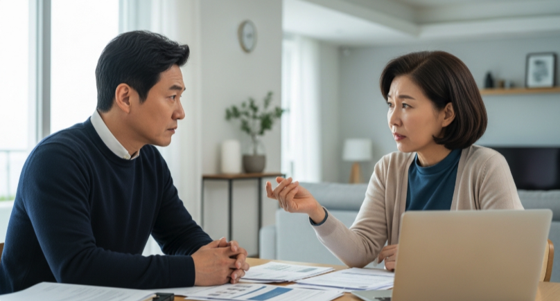 간병비 선택 고민 상황