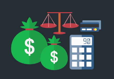 돈-계산기-카드-및-저울의-이미지