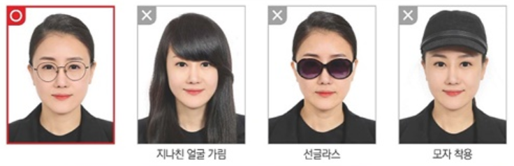 주민등록증 사진규격(행정안전부)