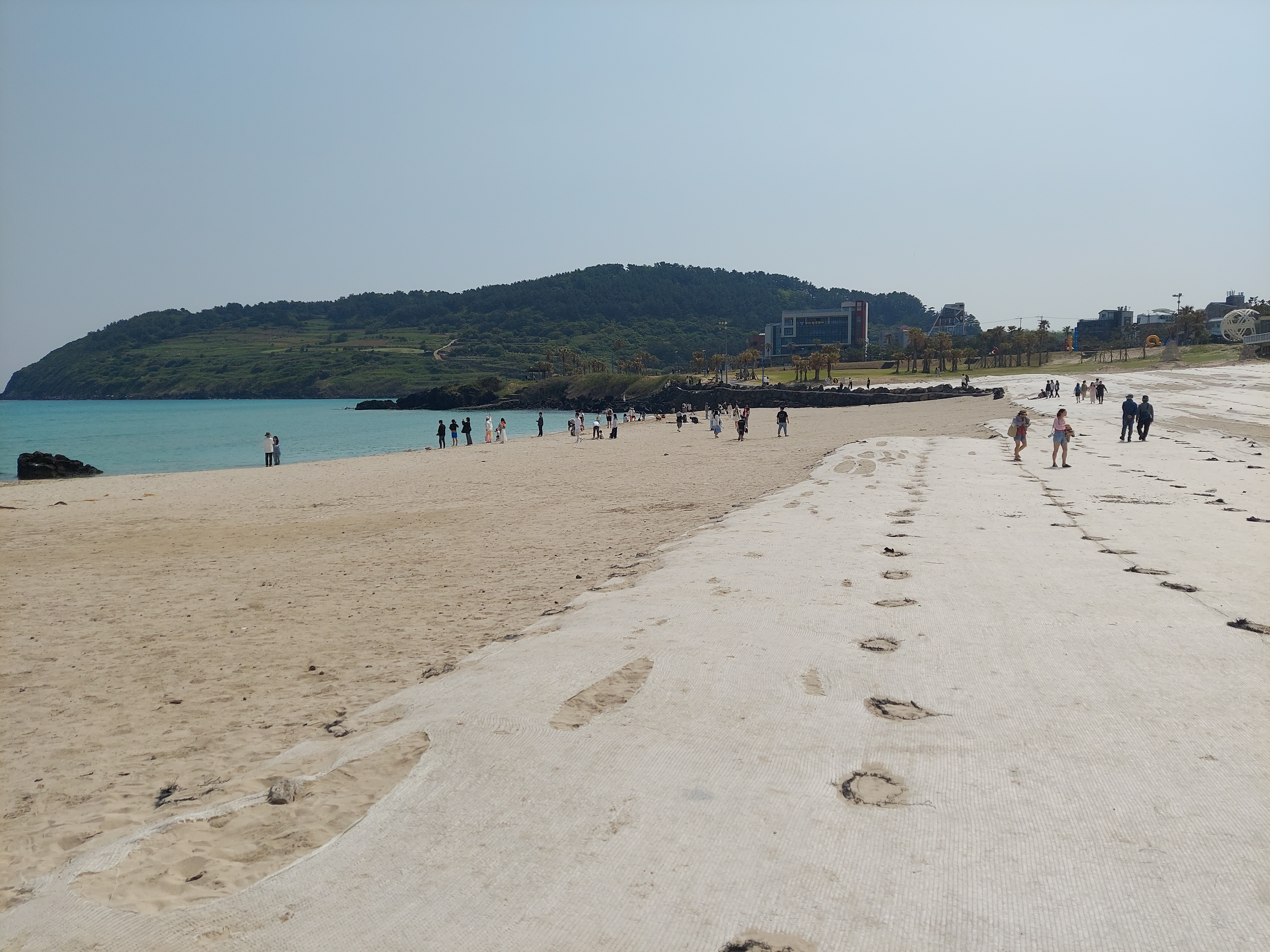 함덕해수욕장 모래사장