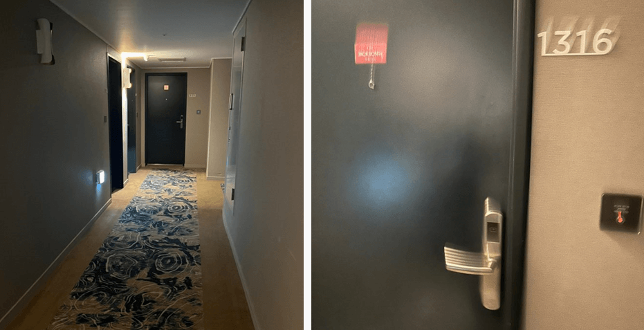 호텔-복도-및-객실-앞