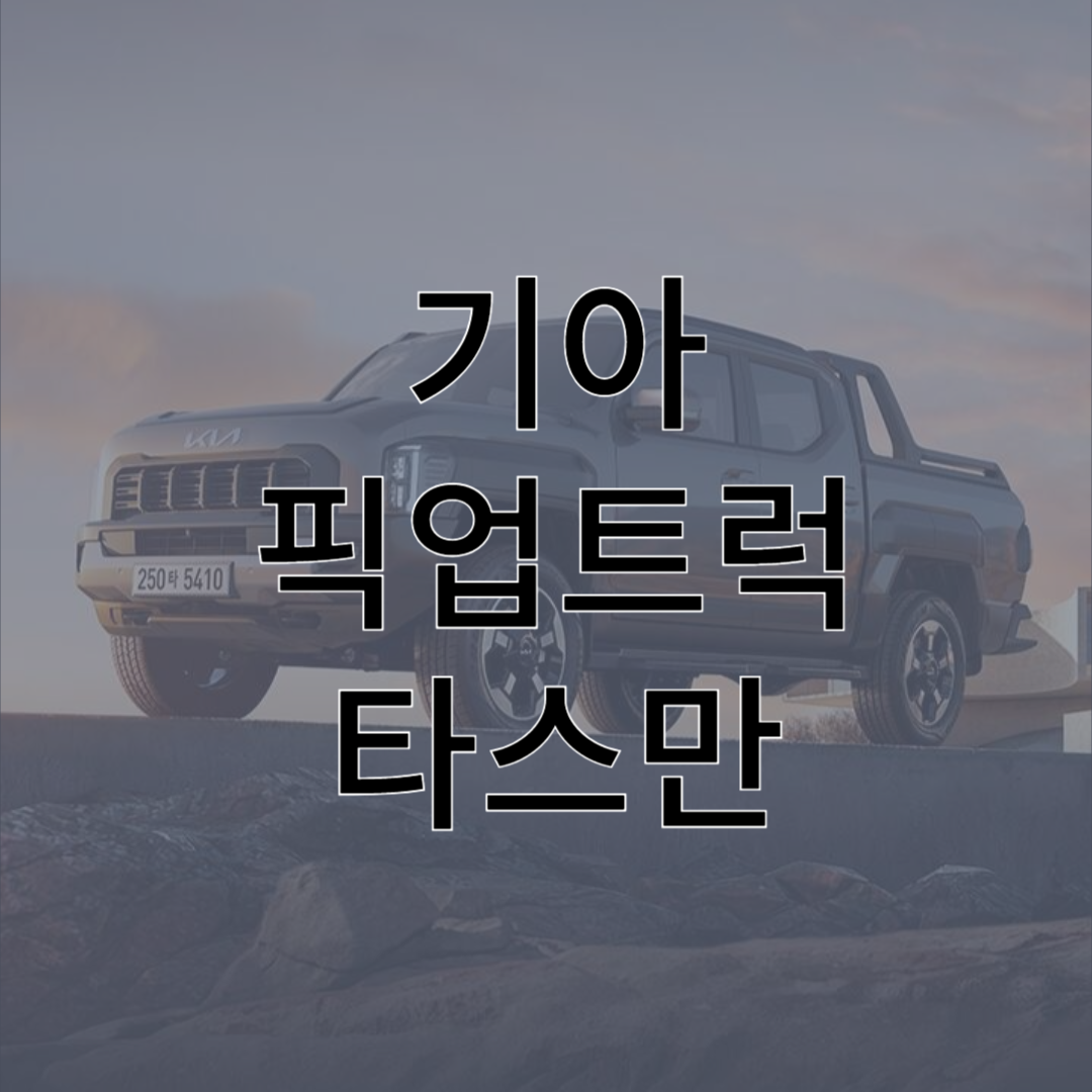 기아픽업트럭타스만
