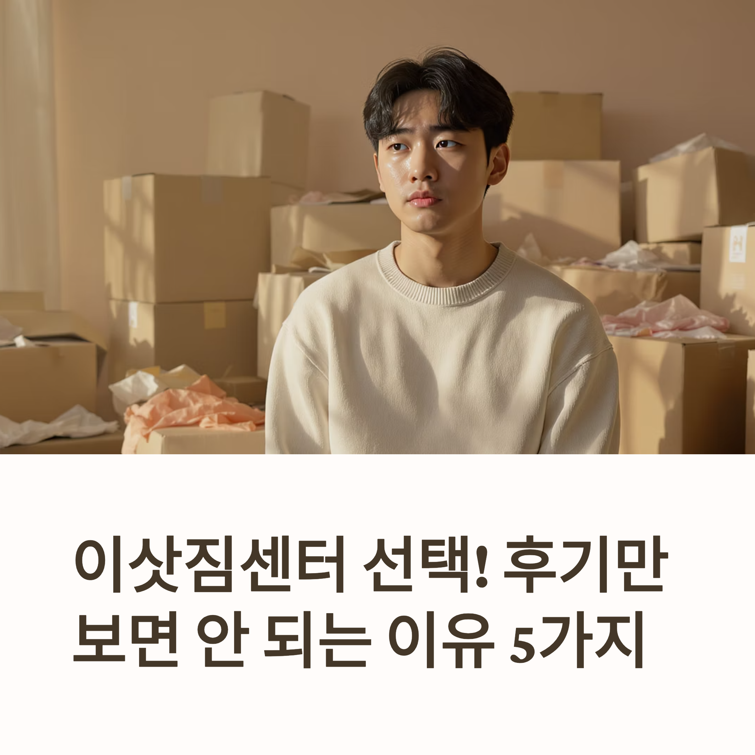 이삿짐센터 선택 기준 대표이미지