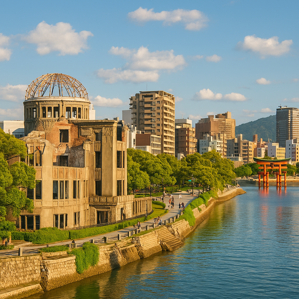 히로시마 관련 사진.