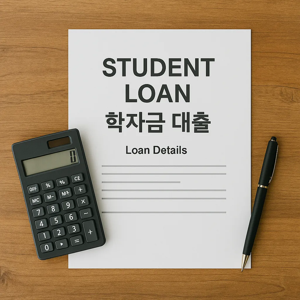 2025년 2학기 학자금 대출 사전신청 관련 이미지