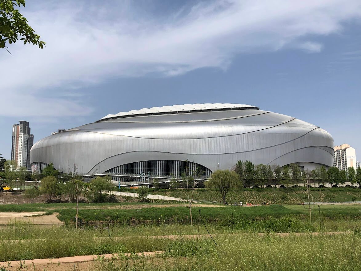 멀리서 본 웅장한 고척스카이돔