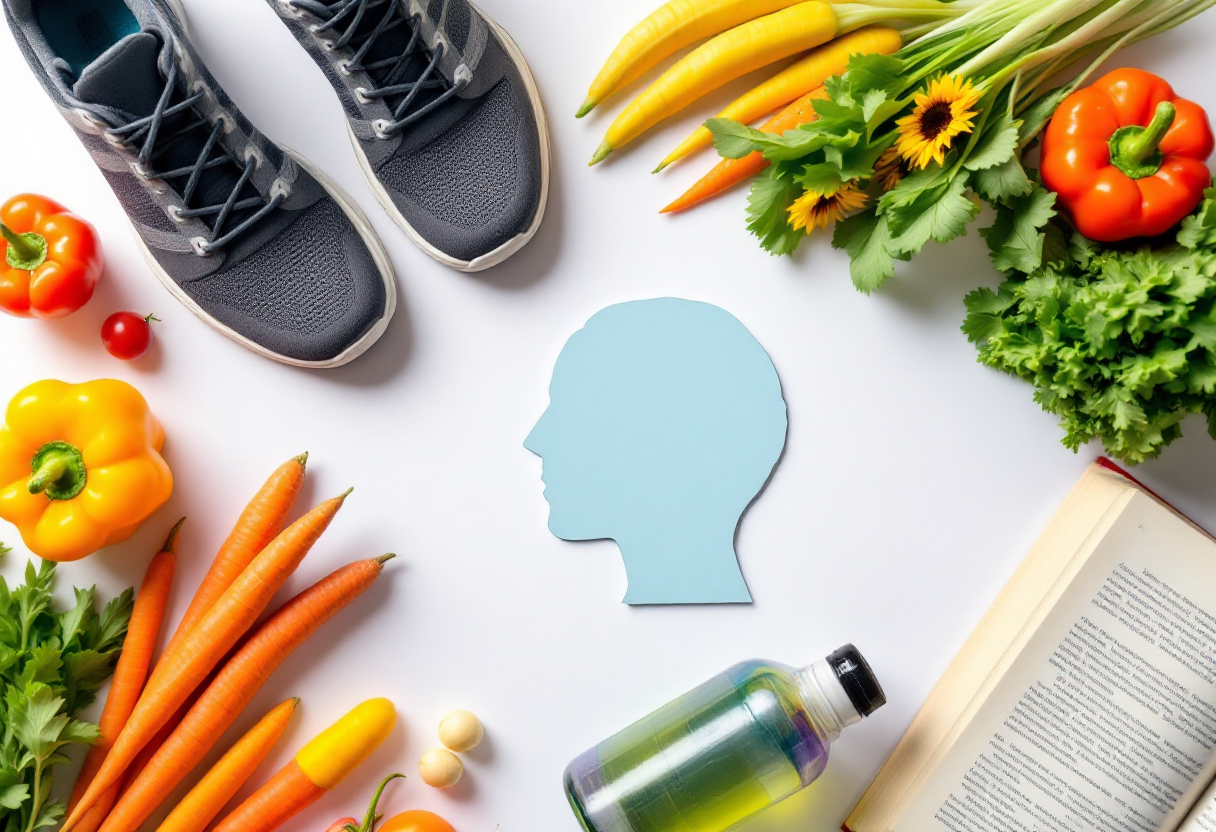 뇌 건강을 위한 생활 습관 아이템 모음 이미지