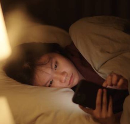 불면증 스마트폰 사용