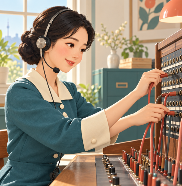 전화교환원은 왜 전화 연결을 직접 해 주었을까?