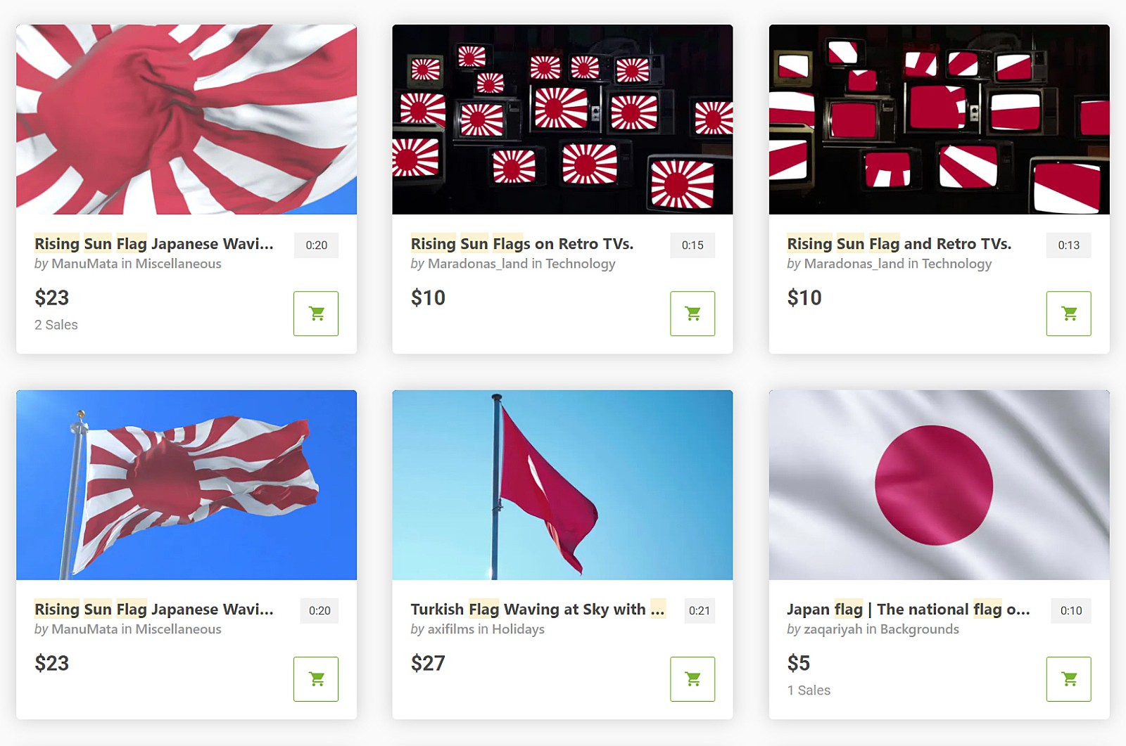 엔바토 마켓 욱일기 디자인 상품 판매 중단 요청