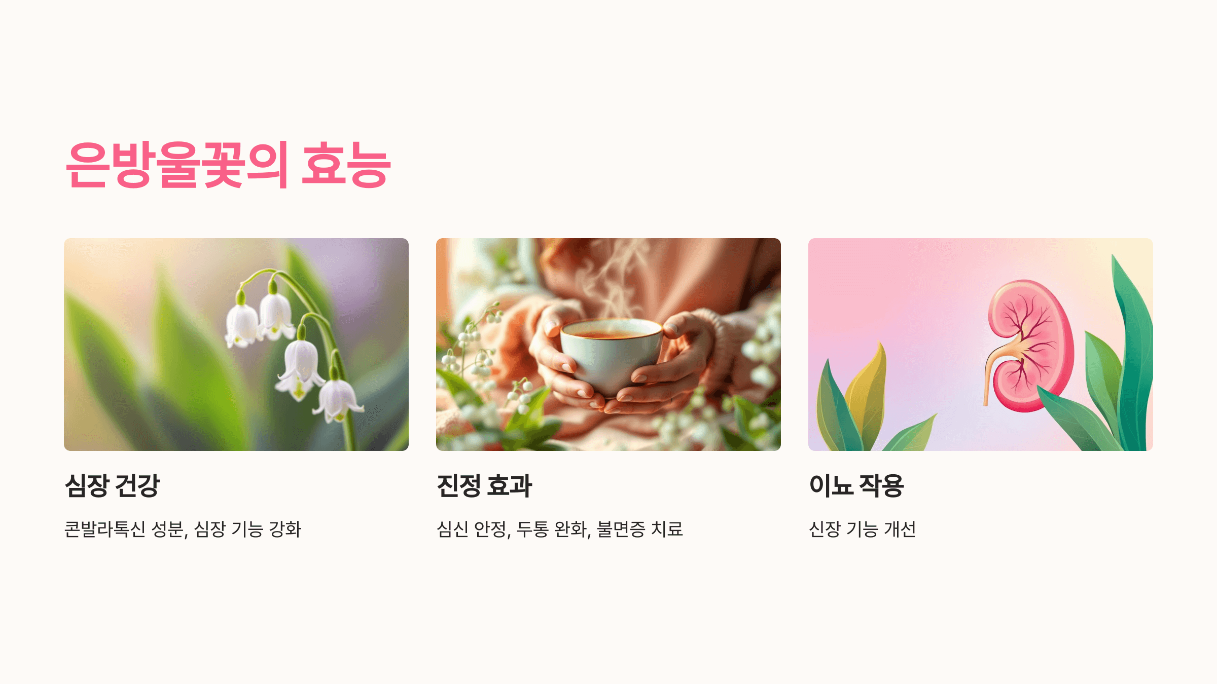 은방울꽃 사진입니다.