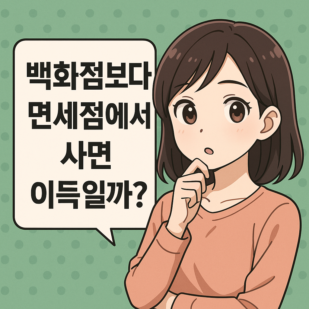 백화점보다 면세점에서 사면 무조건 이득일까?