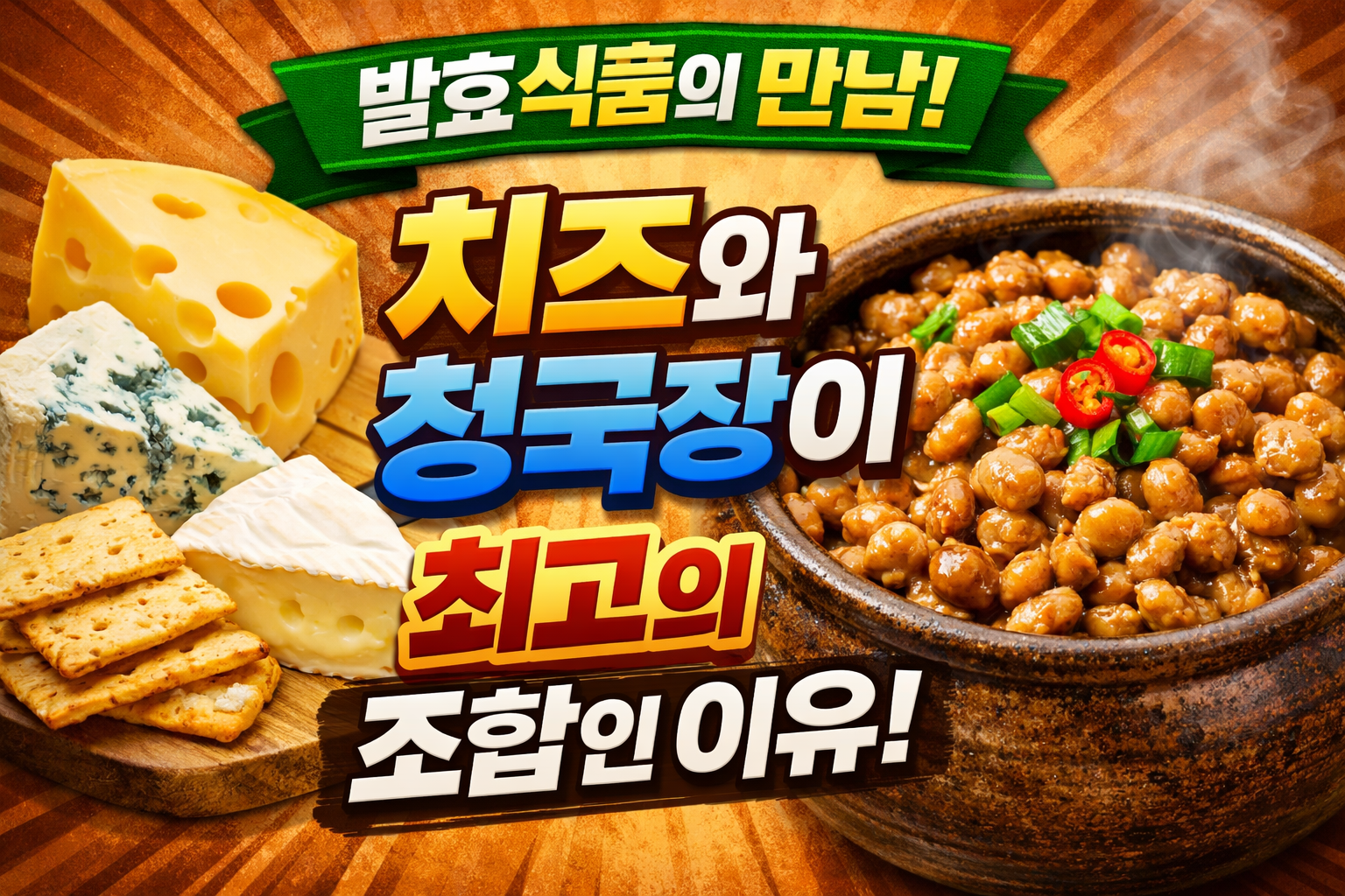 치즈와 청국장
