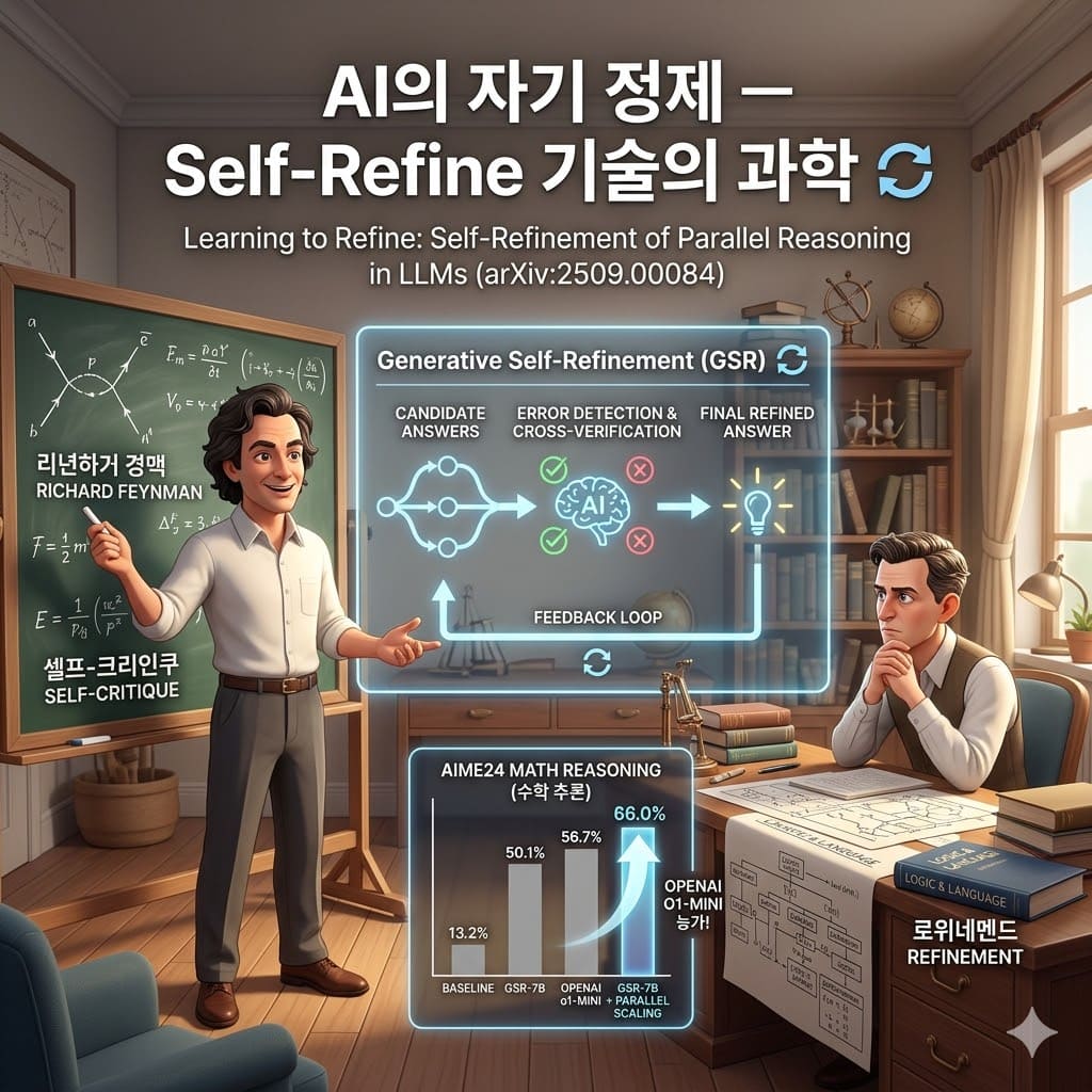 AI의 자기 정제 &mdash; Self-Refine 기술의 과학